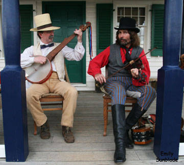 Rex and Mark at Fort Union.