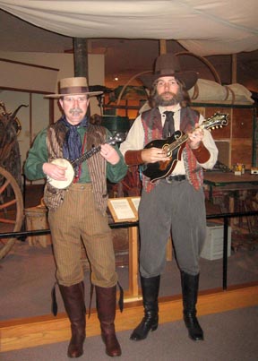 Rex and Mark at Buffalo Bill Historic Center.